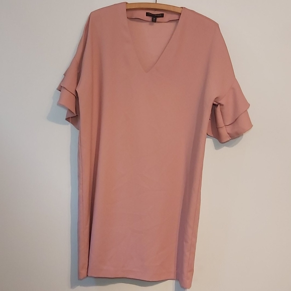 Banana republic pink tunic dress with flowy sleeve - Picture 1 of 4